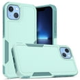 thumbnail image 1 of SaniMore for iPhone 14 Plus Ultra-Thin Two-Layers Protection Case, Rugged PC Back & Flexible TPU Military Grade Shockproof Heavy Duty Protective Case for iPhone 14 Plus, Mint, 1 of 6