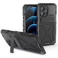 thumbnail image 1 of SaniMore for iPhone 14 Pro 6.1" 2022 Case, Heavy Duty Protective 3-layer with Wireless Charing Hidden Kickstand Military-grade Anti-drop Shockproof Rugged Cover for iPhone 14 Pro 6.1 inch, Black, 1 of 7