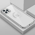 thumbnail image 1 of SaniMore for iPhone 14 Pro 6.1" 2022 Case with Lens Flim + Dust Cover Anti-greasy Anti-fingriprint All-inclusive Drop Resistant Ultra-thin Rugged Electroplated Case For iPhone 14 Pro, Clear, 1 of 7