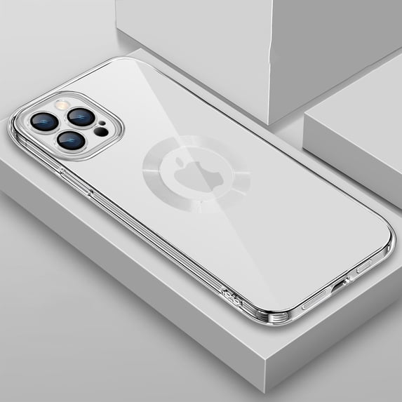 SaniMore for iPhone 14 Pro 6.1" 2022 Case with Lens Flim + Dust Cover Anti-greasy Anti-fingriprint All-inclusive Drop Resistant Ultra-thin Rugged Electroplated Case For iPhone 14 Pro, Clear