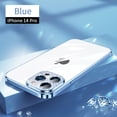 thumbnail image 1 of SaniMore for iPhone 14 Pro 6.1" 2022 Case, Plating Nano Shockproof Anti-fall Shell Lens All-inclusive [Camera Film] Anti-scratch Crystal-clear Ultra-thin Lightweight Cover For iPhone 14 Pro, Blue, 1 of 9