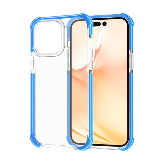 SaniMore for iPhone 14 Pro 6.1" 2022 Case, Ultra-clear Rugged Acrylic Backplane Shockproof Anti-fall Slim Lightweight Anti-scratch Anti-slip Cover For iPhone 14 Pro, Blue