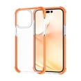thumbnail image 1 of SaniMore for iPhone 14 Pro 6.1" 2022 Case, Ultra-clear Rugged Acrylic Backplane Shockproof Anti-fall Slim Lightweight Anti-scratch Anti-slip Cover For iPhone 14 Pro, Orange, 1 of 7
