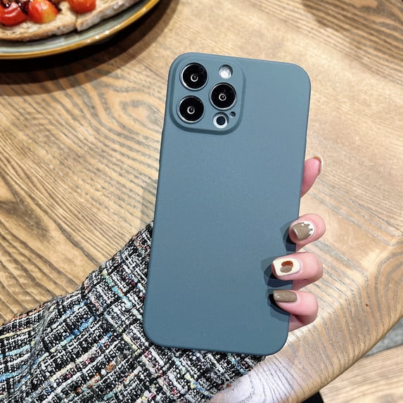 SaniMore for iPhone 14 Pro 6.1" 2022 Csae, Ultra-thin Lightweight Case with Frosted Skin Rugged Wear-resistant PC Backplane Drop-proof Lens All-inlusive Case For iPhone 14 Pro, Gray