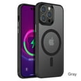 thumbnail image 1 of SaniMore for iPhone 14 Pro 6.1" Magnetic Case, Rugged PC Translucent Back Case with Wireless Charging Heavy Duty Full Body Protective Case for iPhone 14 Pro Women Men, Black, 1 of 11