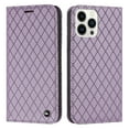 thumbnail image 1 of SaniMore for iPhone 14 Pro 6.1" Magnetic Flip Wallet Embossing Case, Premium PU Leather Case with 2 Card Slots & Multi-Angle Kickstand Full Body Protective Case for Ladies Men, Purple, 1 of 7
