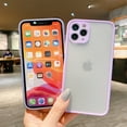 thumbnail image 1 of SaniMore for iPhone 14 Pro 6.1 inch Case Ultra Slim, All-Inclusive Rear Camera Translucent Matte Frosted [Never-Yellowing] TPU Bumper for iPhone 14 Pro Shockproof Protection Shell, Purple, 1 of 8