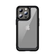 thumbnail image 1 of SaniMore iPhone 14 Pro Case (6.1 inch 2022 Release), Soft Shockproof TPU Bumper Crystal-clear PC Back No-yellowing Anti-drop Ultra-slim Lightweight Rugged Cover For iPhone 14 Pro, Black, 1 of 5