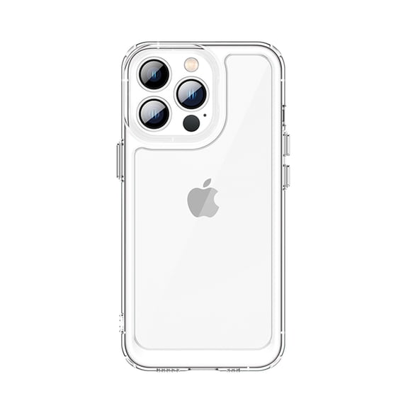 SaniMore iPhone 14 Pro Case (6.1 inch 2022 Release), Soft Shockproof TPU Bumper Crystal-clear PC Back No-yellowing Anti-drop Ultra-slim Lightweight Rugged Cover For iPhone 14 Pro, Clear