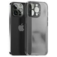 thumbnail image 1 of SaniMore for iPhone 14 Pro Lens Protection Case Lightweight Clear Frosted Rugged PC, All-Inclusive [Not Yellowing Technology] Full Body Shockproof Protective Cover for iPhone 14 Pro, Black, 1 of 8
