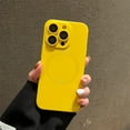 thumbnail image 1 of SaniMore for iPhone 14 Pro Liquid Magnetic Case, Flexible TPU Case with Wireless Charging & Tempered Glass Camera Lens Protector for iPhone 14 Pro Shockproof Protective Cover, Yellow, 1 of 10