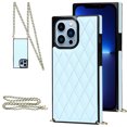 thumbnail image 1 of SaniMore for iPhone 14 Pro Magnetic Fragrant Case Support Wireless Charging, Premium PU Leather Cover Built-in Detachable Lanyard 360° All-Inclusive Shockproof Protective Shell, Blue, 1 of 8
