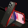 thumbnail image 1 of SaniMore for iPhone 14 Pro Max 6.7" 2022 Case, Heavy Duty Protective Alloy/TPU Frame Wear-resistant Anti-fall Anti-scratch Slim Lightweight Hybird Case for iPhone 14 Pro Max 6.7", Red, 1 of 9