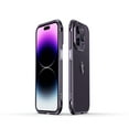 thumbnail image 1 of SaniMore for iPhone 14 Pro Max 6.7 "2022 Metal Bumper Frame + Lens Protector Case Heavy Duty Protective Anti-shock Drop Resistant Wear-resistant Ultra-thin Design for Women Men, Purple/Silver, 1 of 12