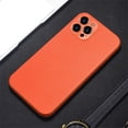 thumbnail image 1 of SaniMore for iPhone 14 Pro Max 6.7" Anti-Fingerprint Case, PC Back & TPU Bumpers Anti-Scratch Heavy Duty Full Body Protective Case for iPhone 14 Pro Max Women Men, Orange, 1 of 7
