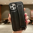 thumbnail image 1 of SaniMore for iPhone 14 Pro Max 6.7" Back Wallet Case with Card Slot & Kickstand, Premium PU Leather Case with Adjustable Wrist Strap Shockproof Protective Case for Women Men, ,Black, 1 of 10