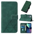 thumbnail image 1 of SaniMore for iPhone 14 Pro Max 6.7" Case Wireless Charging Support, Magnetic Flip Wallet Card Holder PU Leather Cover Built-in Kickstand & Wrist Strap Full Body Protective Shell, Darkgreen, 1 of 8