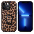 thumbnail image 1 of SaniMore for iPhone 14 Pro Max 6.7" Magnetic Case, Rugged PC & Soft TPU Case with Car Mount & Kickstand Shockproof Protective Case for iPhone 14 Pro Max Women Men, Leopard Brown, 1 of 9