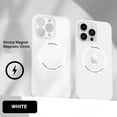 thumbnail image 1 of SaniMore for iPhone 14 Pro Max 6.7" Magnetic Case, Rugged PC Translucent Back Case with Wireless Charging & Car Mount Heavy Duty Full Body Protective Case for 14 Pro Max Women Men, White, 1 of 7