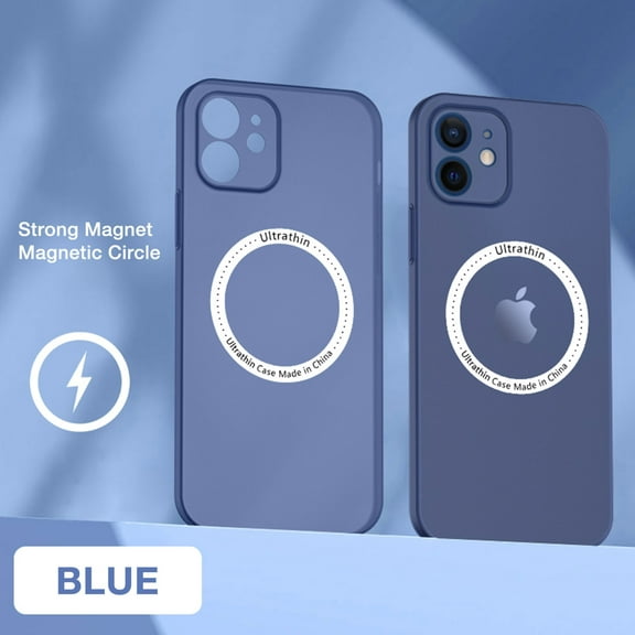 SaniMore for iPhone 14 Pro Max 6.7" Magnetic Case, Rugged PC Translucent Back Case with Wireless Charging & Car Mount Heavy Duty Full Body Protective Case for 14 Pro Max Women Men, Purple