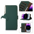 thumbnail image 1 of SaniMore for iPhone 14 Pro Max 6.7" Magnetic Flip Wallet Case, PU Leather Case with Card Slot & Multi-Angle Kickstand Shockproof Protective Case for iPhone 14 Pro Max Women Men, Green, 1 of 7