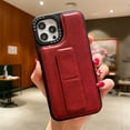 thumbnail image 1 of SaniMore for iPhone 14 Pro Max 6.7" Multifunctional Wallet Case with Card Slot & Kickstand, Premium PU Leather Case with Adjustable Wrist Strap Shockproof Protective Case, Red, 1 of 10