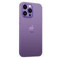thumbnail image 1 of SaniMore for iPhone 14 Pro Max 6.7" Ultra-Thin Translucent Frosted Case, Rugged PC Back [Not Yellowing Technology] Full Body Protective Case for iPhone 14 Pro Max Women Men, Darkpurple, 1 of 7