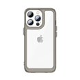 thumbnail image 1 of SaniMore iPhone 14 Pro Max Case (6.7 inch 2022 Release), Soft Shockproof TPU Bumper Crystal-clear PC Back No-yellowing Anti-drop Ultra-slim Lightweight Rugged Cover For iPhone 14 Pro Max,Gray, 1 of 5