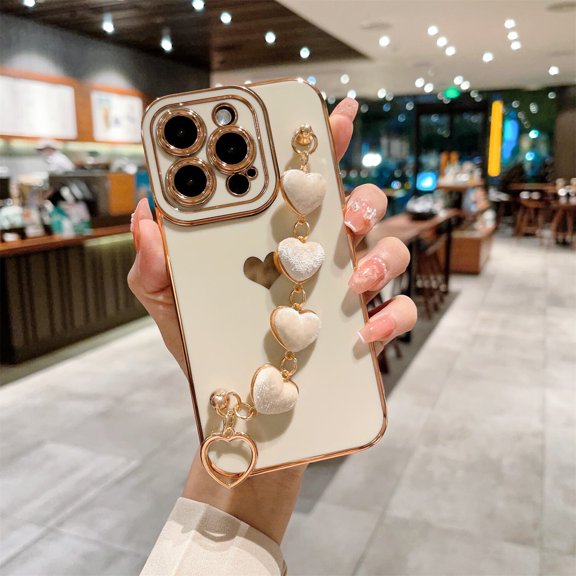 SaniMore for iPhone 14 Pro Max Case with Card Holder, Embossed Magnetic Wallet Soft TPU + PU Leather Cover with Practical Bracket + Detachable Hand Strap Shockproof Protective Shell, Green