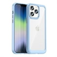 thumbnail image 1 of SaniMore for iPhone 14 Pro Max Lightweight Transparent Case, Rugged Clear PC Back & TPU Bumper [Not Yellowing Technology] Heavy Duty Full Body Protective Case for iPhone 14 Pro Max, Blue, 1 of 8