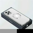 thumbnail image 1 of SaniMore for iPhone 14 Pro Max Magnetic Case with Wireless Charging, Rugged PC Case with Tempered Glass Camera Lens Protector & Dust Proof Net Shockproof Protective Cover, Silver, 1 of 8