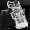 thumbnail image 1 of SaniMore for iPhone 14 Pro Max Multi-Functional Magnetic Case, Rugged PC Back with Car Mount & 360° Rotating Kickstand Military Grade Shockproof Protective Case for iPhone 14 Pro Max, White, 1 of 8