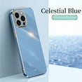 thumbnail image 1 of SaniMore for iPhone 14 Pro Max Ultra-Thin Electroplated Camera Protection Case, Rugged PC Back Anti-Fingerprint Shockproof Heavy Duty Protective Case for iPhone 14 Pro Max Women Men, Blue, 1 of 7