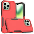 thumbnail image 1 of SaniMore for iPhone 14 Pro Max Ultra-Thin Two-Layers Protection Case, Rugged PC Back & Flexible TPU Military Grade Shockproof Heavy Duty Protective Case for iPhone 14 Pro Max, Red, 1 of 6
