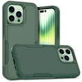 thumbnail image 1 of SaniMore for iPhone 14 Pro Max Ultra-Thin Two-Layers Protection Case, Rugged PC Back & Flexible TPU Military Grade Shockproof Heavy Duty Protective Case for iPhone 14 Pro Max, Darkgreen, 1 of 6