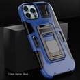 thumbnail image 1 of SaniMore for iPhone 14 Pro Multi-Functional Magnetic Case, Rugged PC Back with Car Mount & 360° Rotating Kickstand Military Grade Shockproof Protective Case for iPhone 14 Pro, Blue, 1 of 8