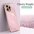 thumbnail image 1 of SaniMore for iPhone 14 Pro Ultra-Thin Electroplated Camera Protection Case, Rugged PC Back Anti-Fingerprint Shockproof Heavy Duty Protective Case for iPhone 14 Pro Women Men, Purple, 1 of 7