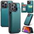 thumbnail image 1 of SaniMore for iPhone 14 Pro Wallet Case, RFID Blocking PU Leather Kickstand Credit Slots Flip Folio Protective Case, Double Magnetic Clasp Durable Shockproof Cover for iPhone 14 Pro, Blue, 1 of 9