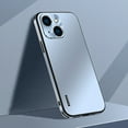 thumbnail image 1 of SaniMore for iPhone 14 Ultra-Thin Camera Protection Case, Upgrade Matte Back Panel Anti-Fingerprint Shockproof Heavy Duty Protective Case for iPhone 14 Women Men, Blue, 1 of 8