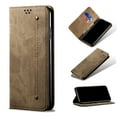 thumbnail image 1 of SaniMore for iPhone 15 (6.1" 2023) Wallet Case, Cowboy Skin [Wear-resistant Durable] Card Slots Cash Pocket Kickstand 360° All-around Protective Business Shell [Shoxkproof Anti-drop] - Khaki, 1 of 5
