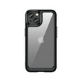 thumbnail image 1 of SaniMore for iPhone 15 Case (6.1 inch 2023 Release), Soft Shockproof TPU Bumper Crystal-clear PC Back No-yellowing Anti-drop Ultra-slim Lightweight Rugged Cover for iPhone 15, Black, 1 of 6
