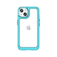 thumbnail image 1 of SaniMore for iPhone 15 Case (6.1 inch 2023 Release), Soft Shockproof TPU Bumper Crystal-clear PC Back No-yellowing Anti-drop Ultra-slim Lightweight Rugged Cover for iPhone 15, Clearblue, 1 of 6