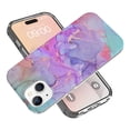 thumbnail image 1 of SaniMore for iPhone 15 Case, Shockproof TPU Stylish Marble Pattern for Girls Women Drop Resistant Slim Fit for iPhone 15 Lightweight Protective Anti-scratch Shell - Purple Marble, 1 of 6