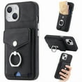 thumbnail image 1 of SaniMore for iPhone 15 Plus (6.7" 2023) Wallet Case,Back Flip Cash Pocket 360° Rotating Metal Holder Kickstand PU Leather Shockproof TPU Card Slots Magnetic Car Mount Wear-resistant Shell, Black, 1 of 13