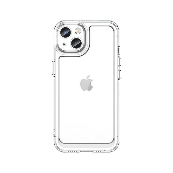 SaniMore for iPhone 15 Plus Case (6.7 inch 2023 Release), Soft Shockproof TPU Bumper Crystal-clear PC Back No-yellowing Anti-drop Ultra-slim Lightweight Rugged Cover, Clear