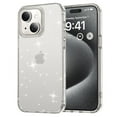 thumbnail image 1 of SaniMore for iPhone 15 Plus Case, Full Camera Lens Protection Women Cute Clear Glitter Bling Sparkly Cover Anti-yellow Transparent Shockproof Bumper for for iPhone 15 Plus, Clear, 1 of 7