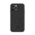 thumbnail image 1 of SaniMore for iPhone 15 Pro (6.1" 2023) Case, PU Leather Skin Shockproof TPU Soft Wear-resistant Magnetic Car Mount Anti-scratch Anti-Drop Slim Cover for iPhone 15 Pro, Black, 1 of 9