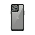 thumbnail image 1 of SaniMore for iPhone 15 Pro Case (6.1 inch 2023 Release), Soft Shockproof TPU Bumper Crystal-clear PC Back No-yellowing Anti-drop Ultra-slim Lightweight Rugged Cover, Black, 1 of 6