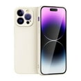thumbnail image 1 of SaniMore for iPhone 15 Pro Case, Silicone Phone Cover [Military Grade Drop Protection] [Anti-Scratch Microfiber Lining] Silicone Ultra Slim Shockproof for iPhone 15 Pro, White, 1 of 12