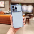 thumbnail image 1 of SaniMore for iPhone 15 Pro Max Case, Electroplated Wave Bumper Design Camera Large Window (with Lens Film) Full Protection Stylish Slim Lightweight Anti-drop for Girls Women,Blue, 1 of 12
